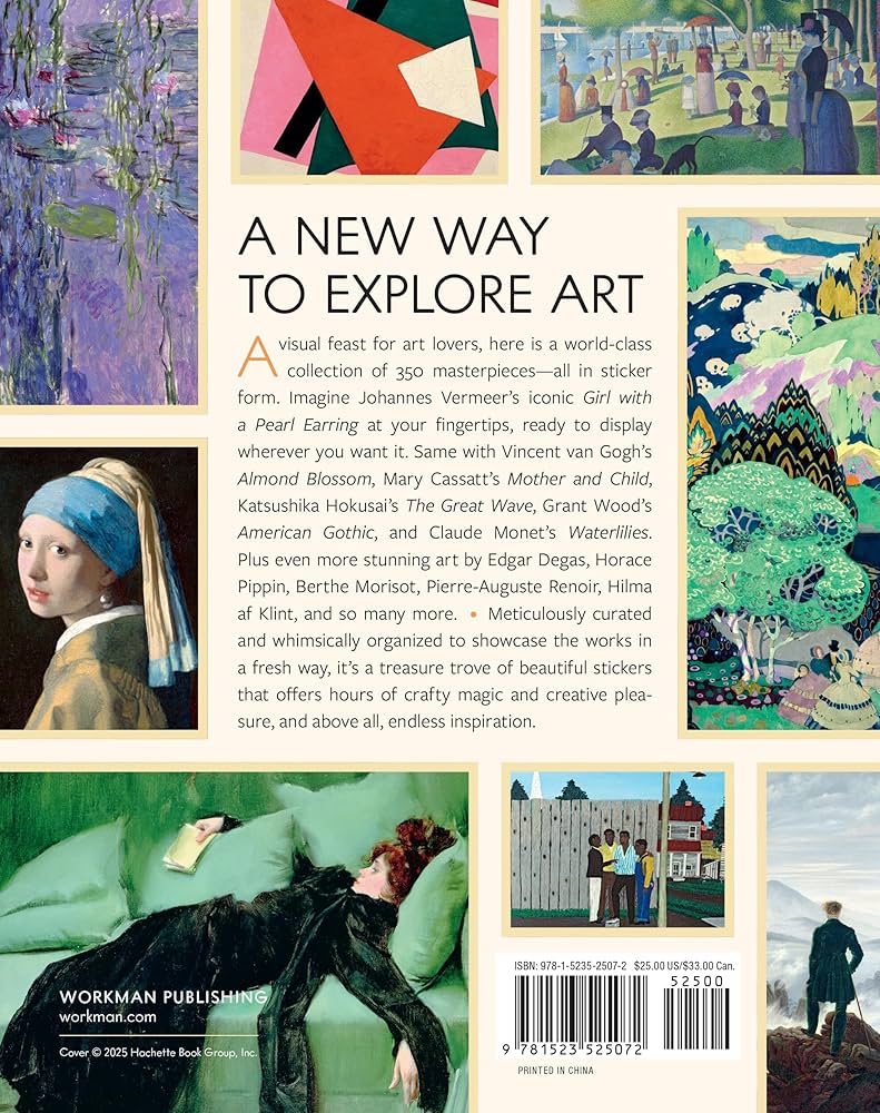 The Art Lovers Sticker Book