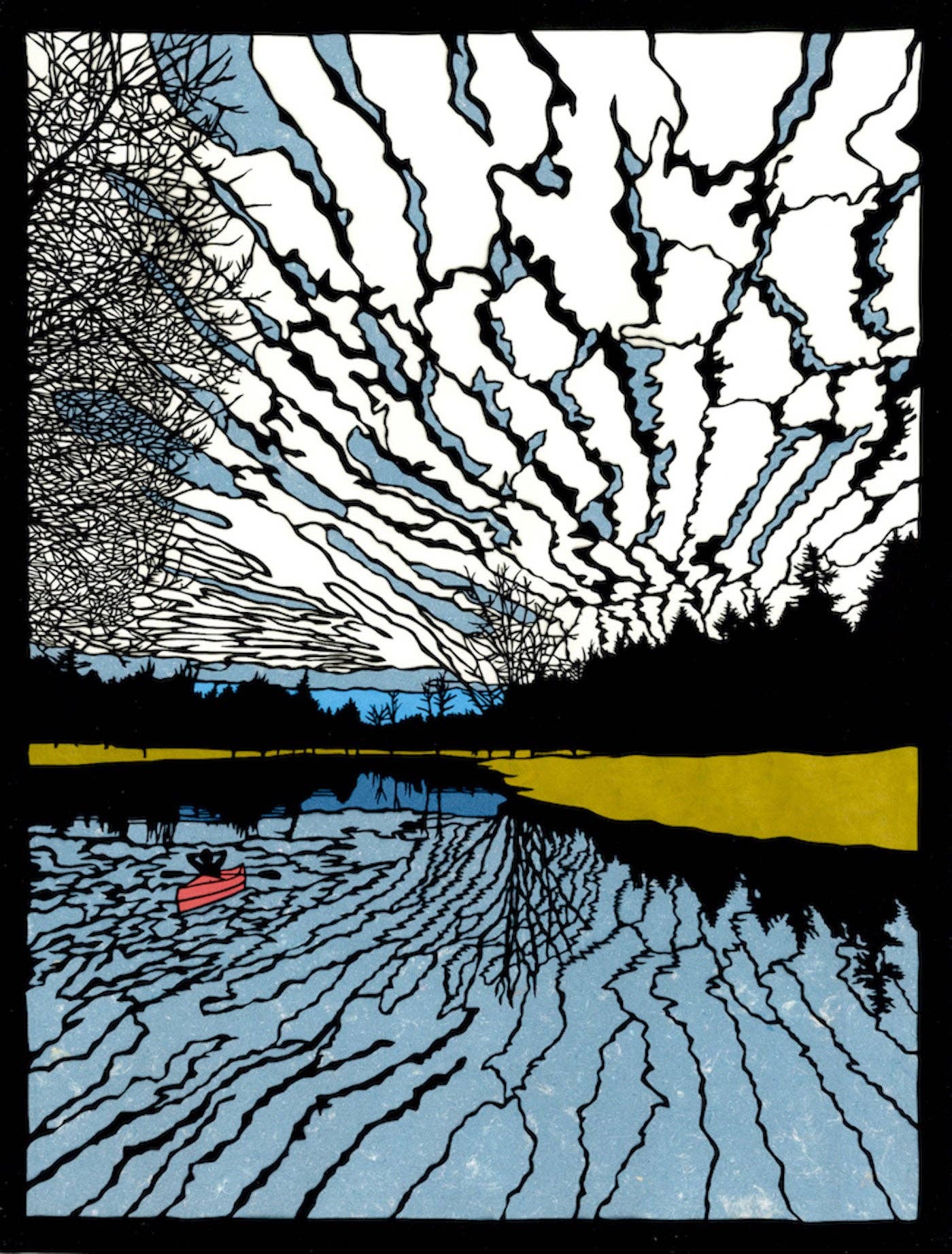 When Sky Meets Water Card