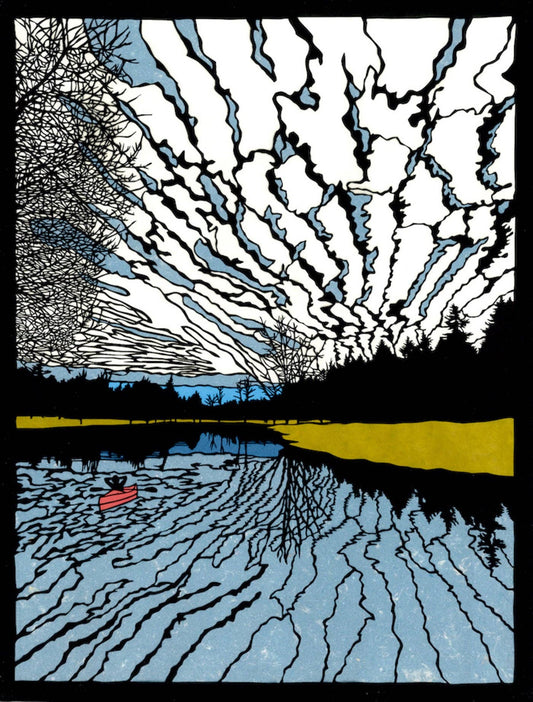When Sky Meets Water Card