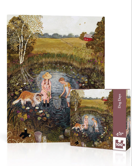 Dog Days Mini 100 Piece Mini Puzzle