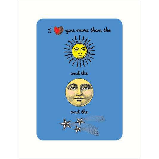 Sun, Moon, & Stars Card