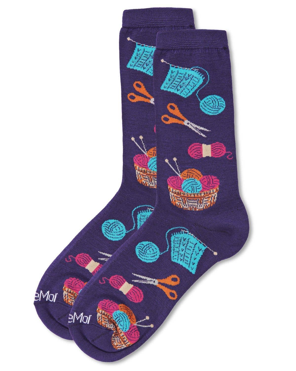 Knitting Bamboo Crew Socks