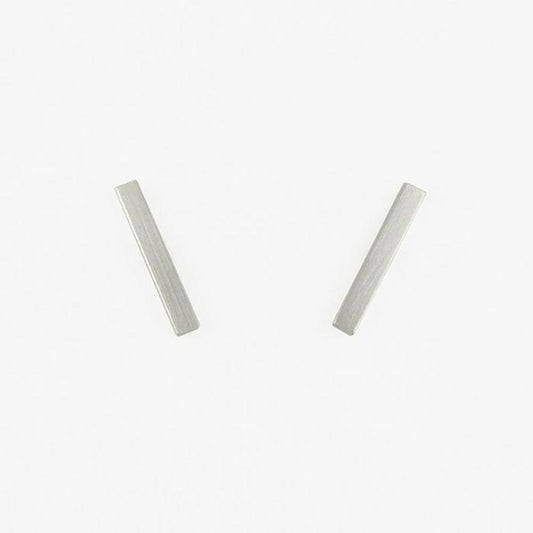 Silver Staples Stud Earrings | Jane Diaz