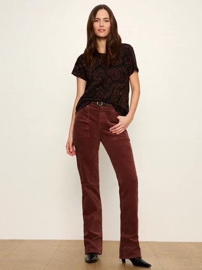 The Perfect Tee in Cocoa Paisley | Sanctuary