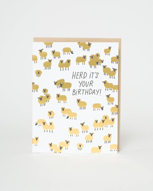 Birthday Sheep Herd Card