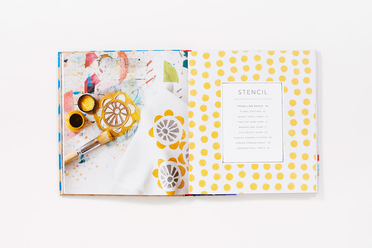 Stamp Stencil Paint: Making Extraordinary Patterned