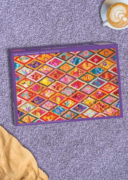 Kaffe Fassett's Diamond Quilt Jigsaw Puzzle for Adults by Kaffe Fassett: Jigsaw; 1 pages / English