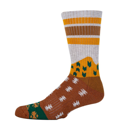 Dewy Mountain Athletic Crew Socks