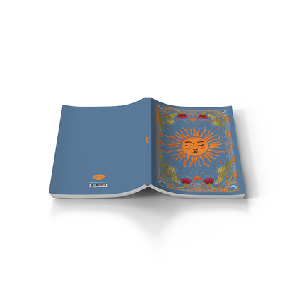 Sun Tarot  Soft Touch Layflat Notebook