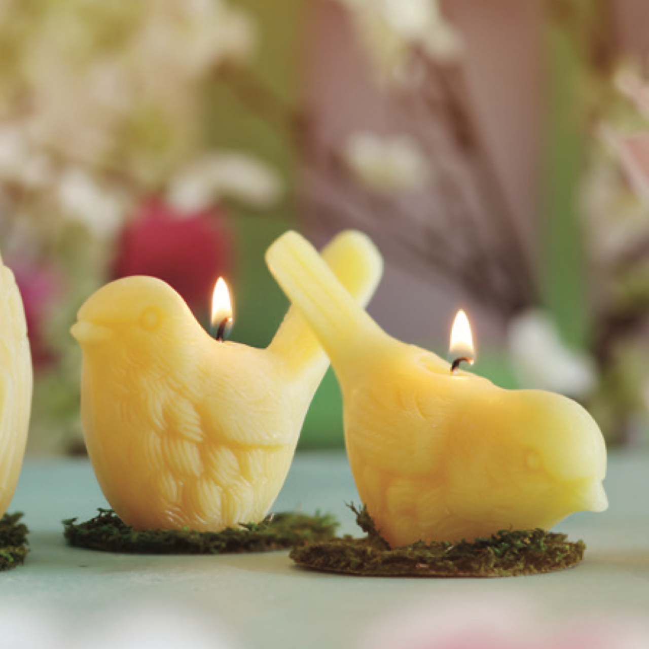 Pecking Song Bird Candle