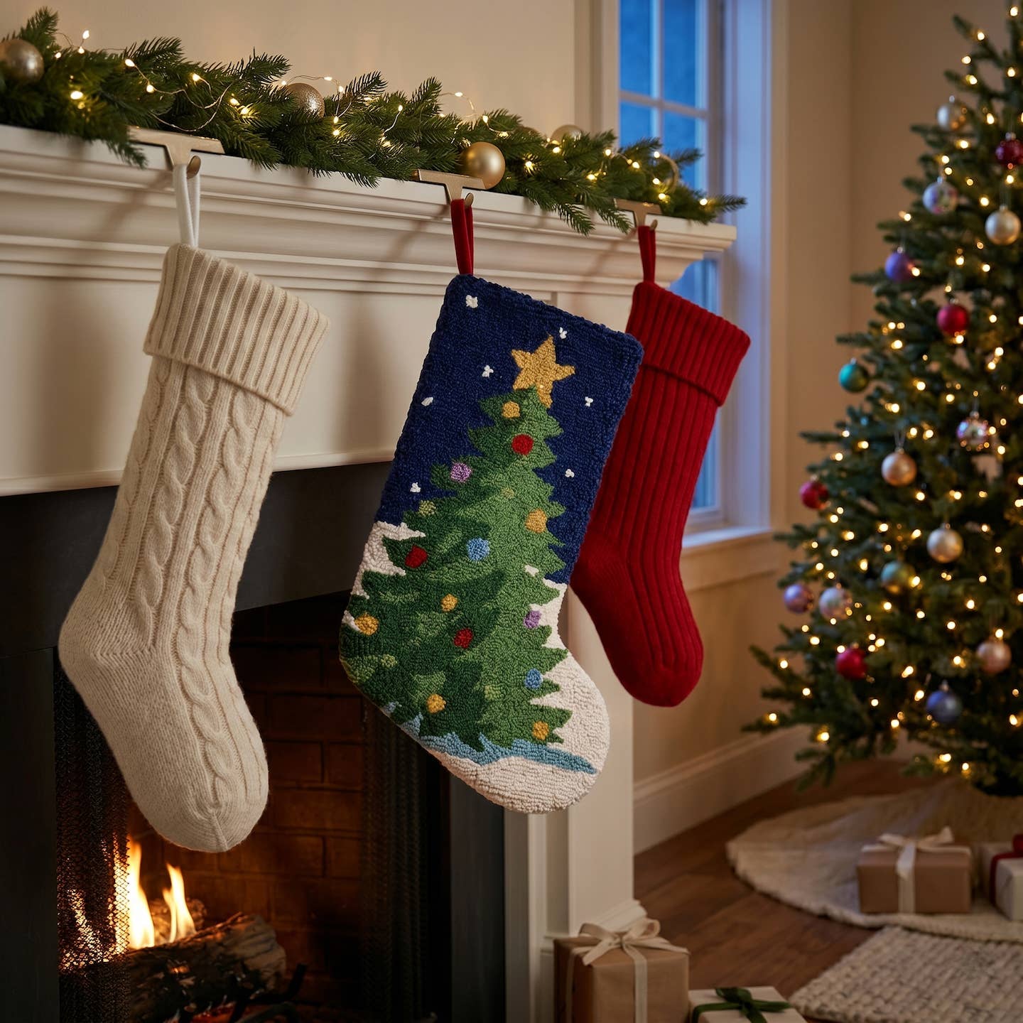 Christmas Tree Hook Stocking