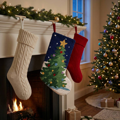 Christmas Tree Hook Stocking