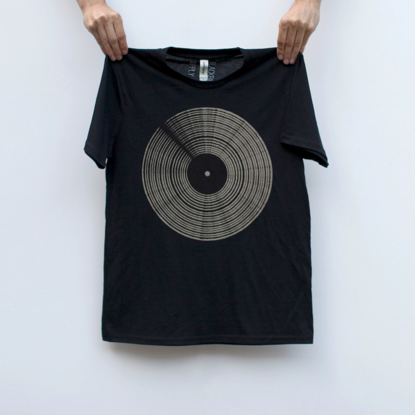 Gold Record T-Shirt in Black