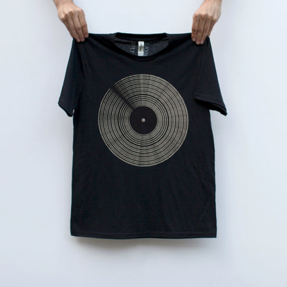Gold Record T-Shirt in Black