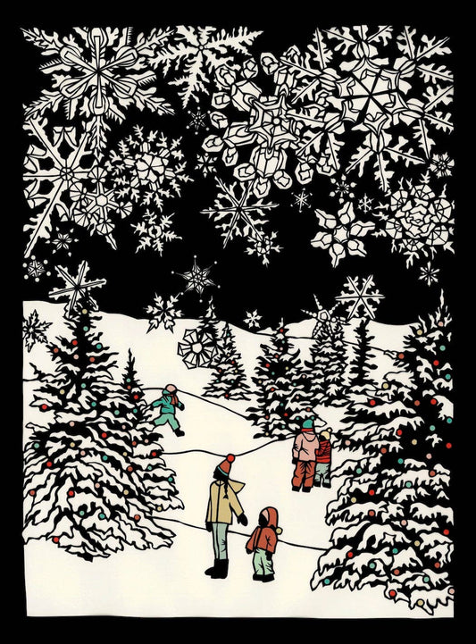 Winter's Launch Card