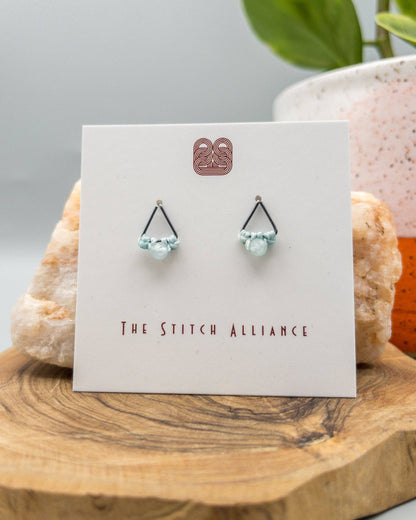 Aquamarine Stud Earrings
