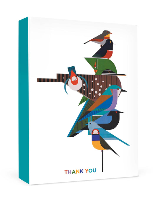 Charley Harper: Rainforest Birds Boxed Thank You Cards