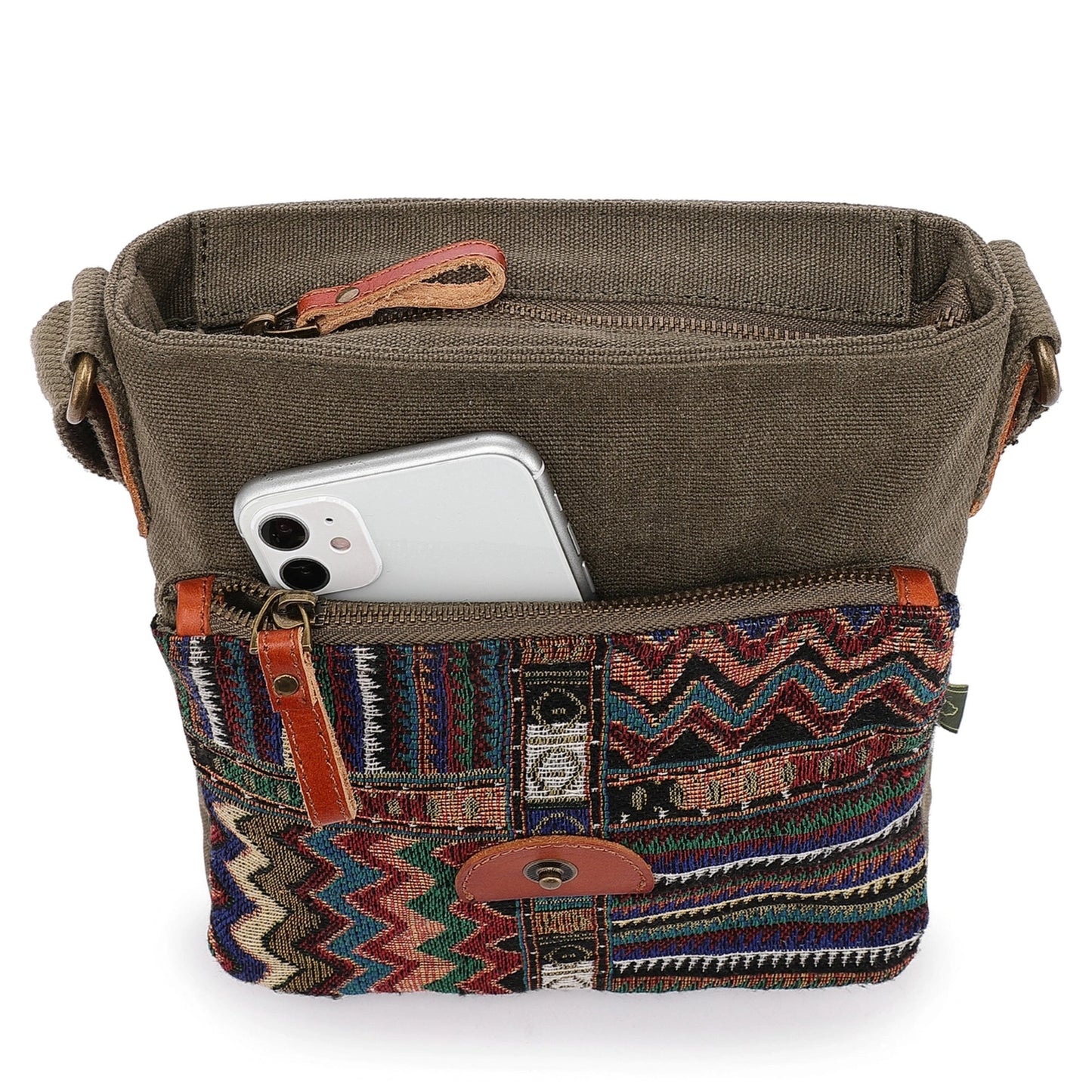 Four Seasons Crossbody in Olive