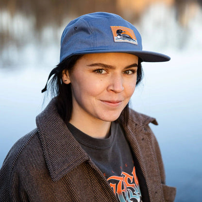 Common Loon Camp Hat in Lake