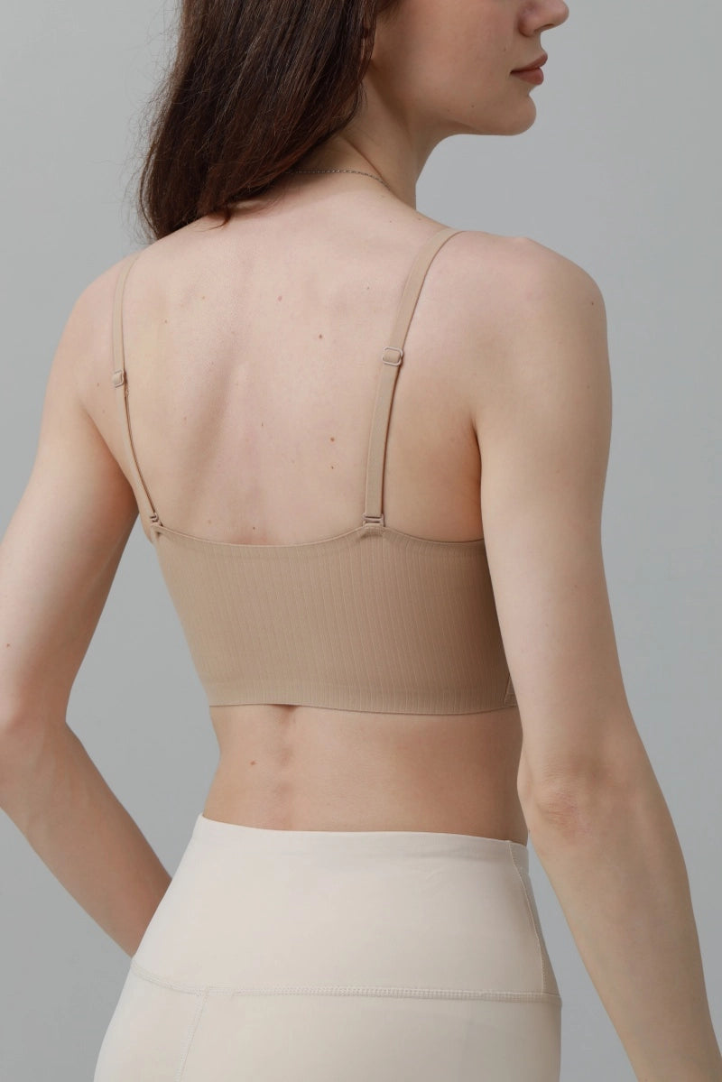 Seamless Soft Support Bra in Beige