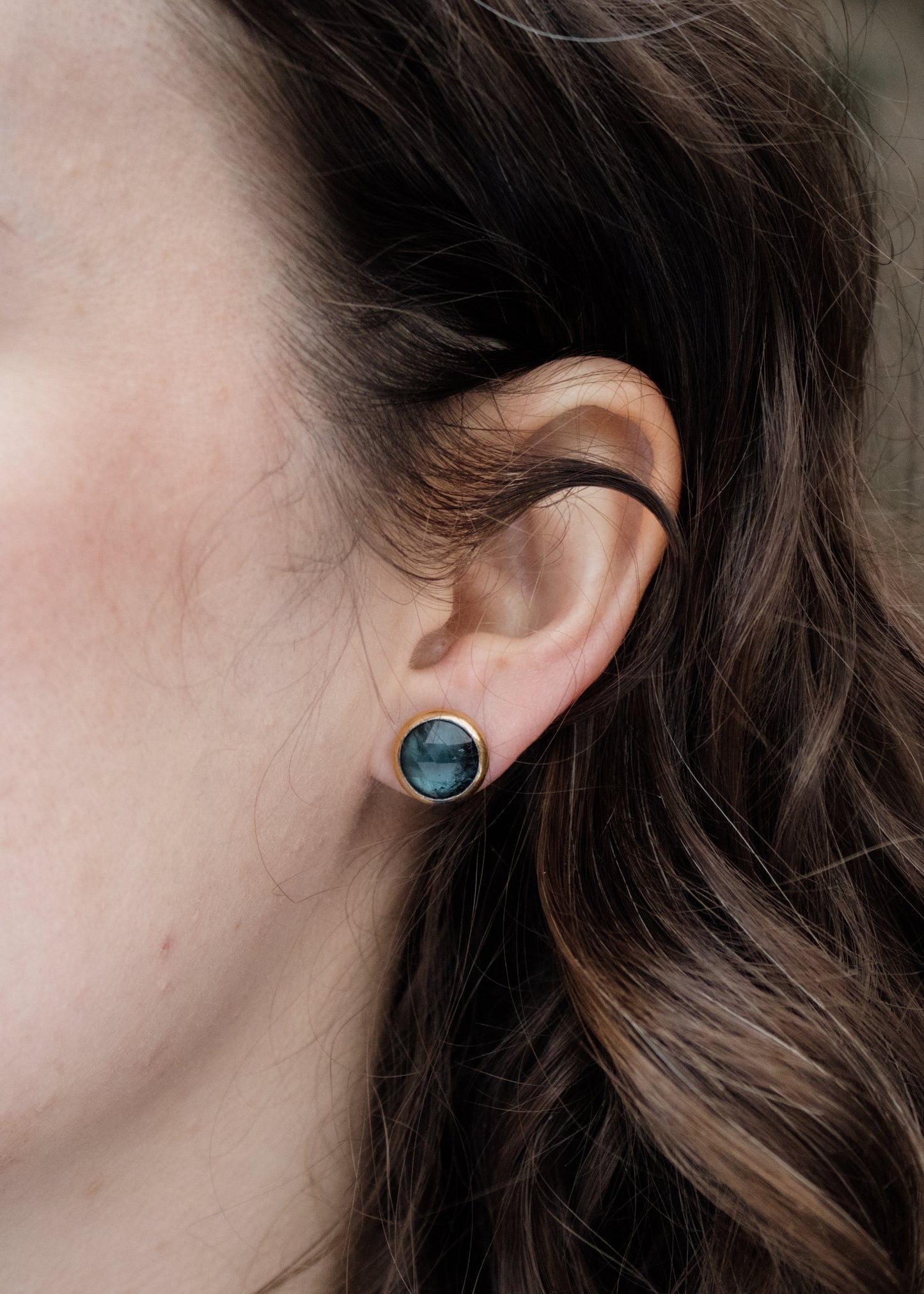 Teal Kyanite Studs | Austin Titus