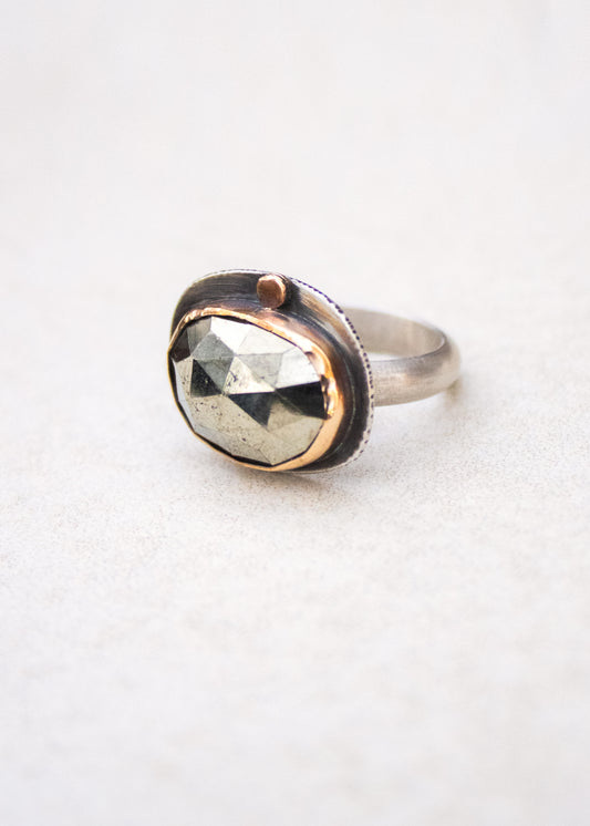 Pyrite Ring | Glacier Lily