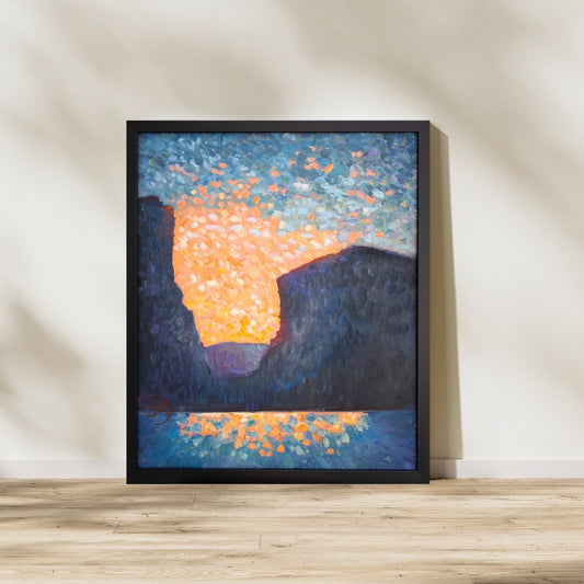 "Evening Light on the River" Oil Painting | Janice Druian