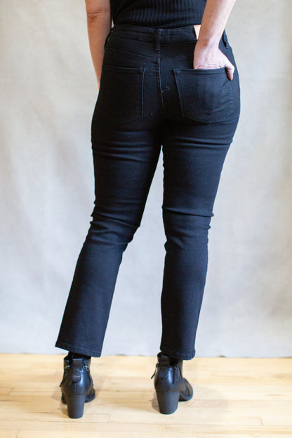 Blaire High Rise Jean in Black