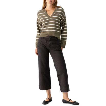 Marine Crop Jean in Obsidian | Sanctuary