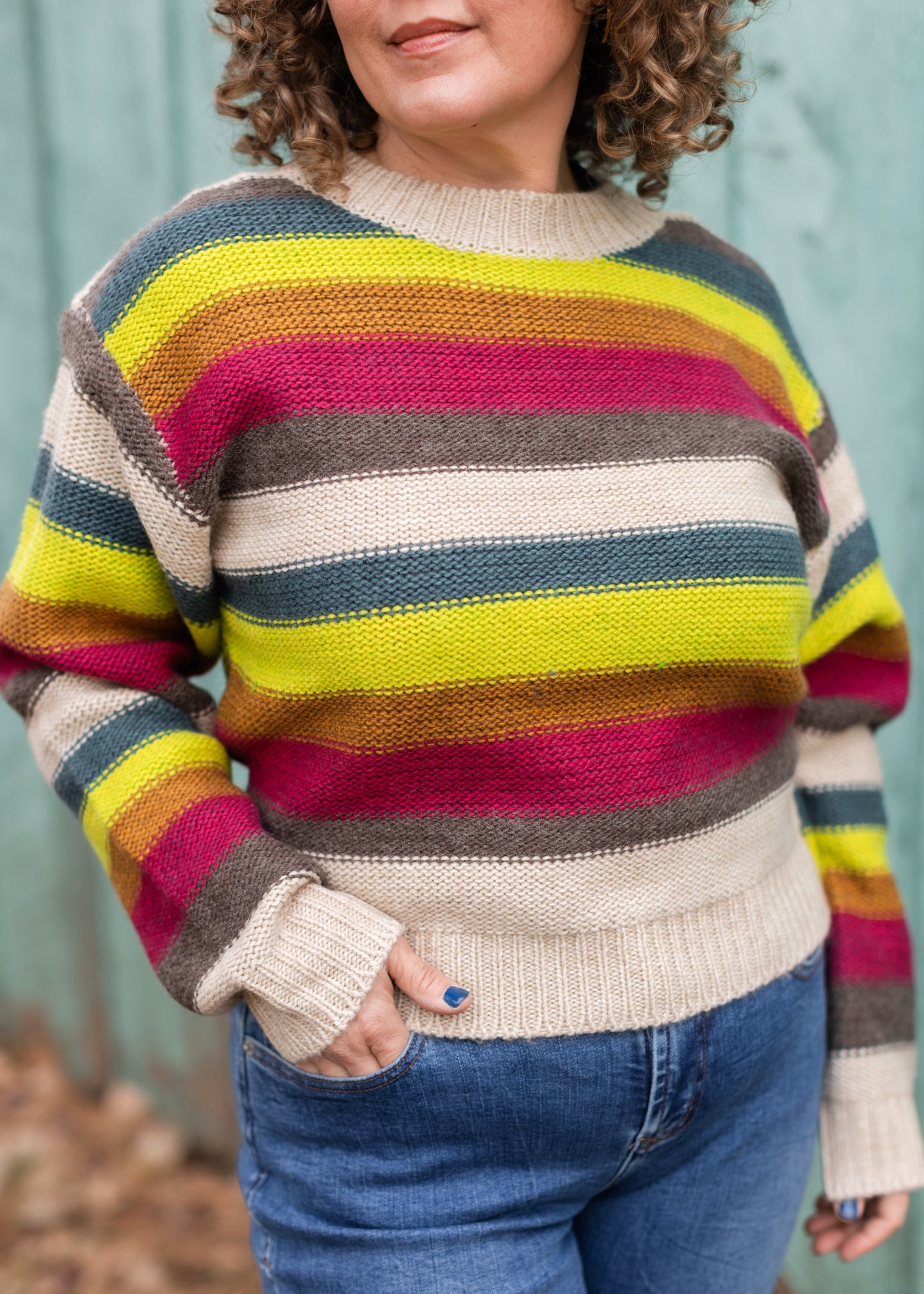 Thyra Sweater in Slalom Stripe