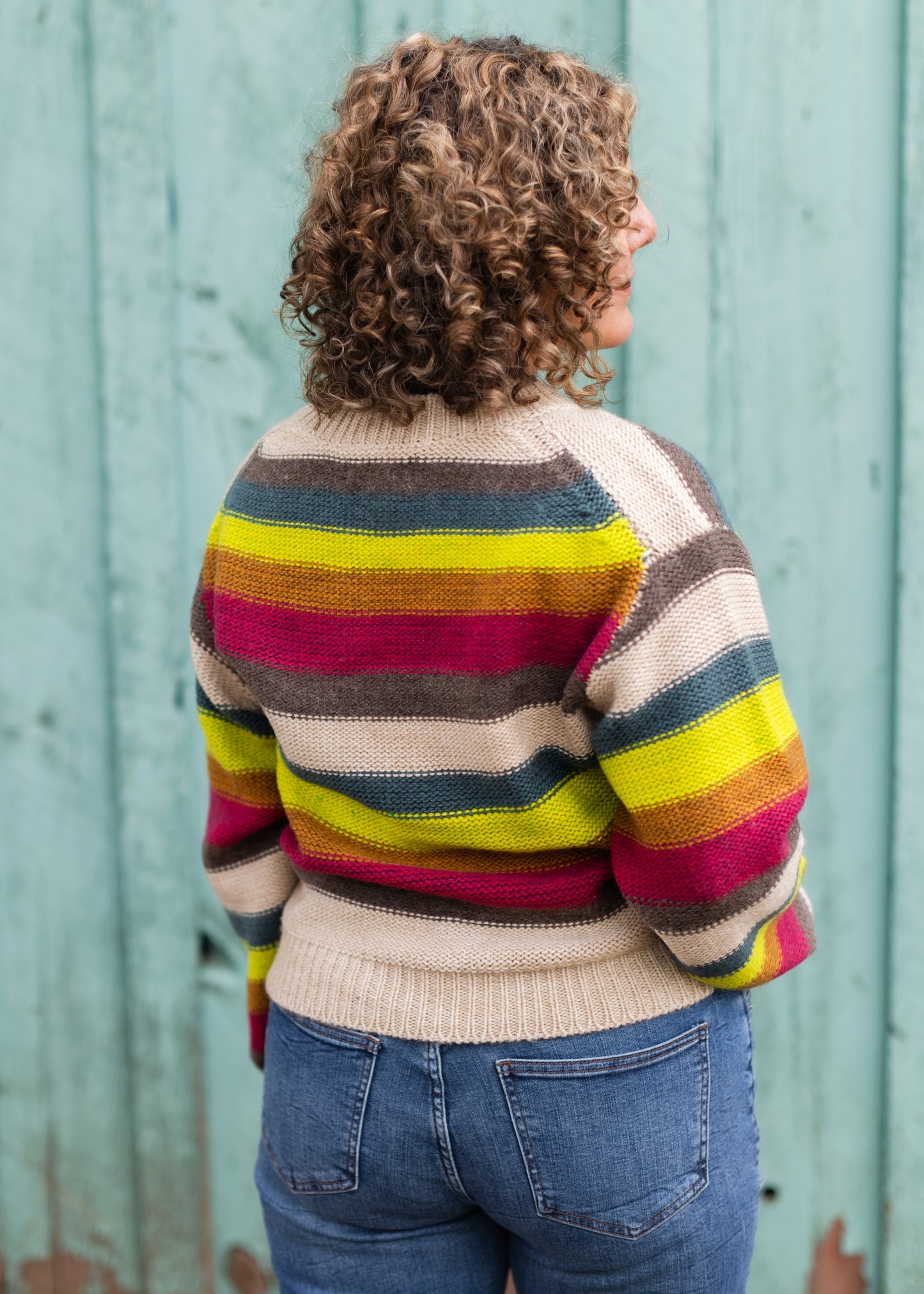 Thyra Sweater in Slalom Stripe