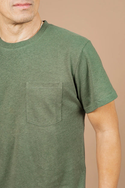 Hemp Pocket Tee in Cypress | Bridge & Burn