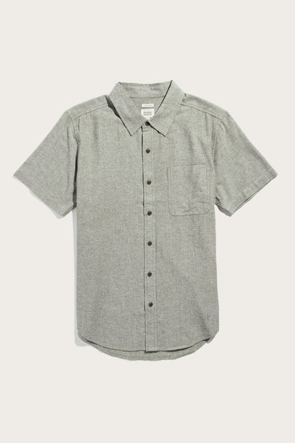 Malcom Shirt in Sage | Bridge & Burn