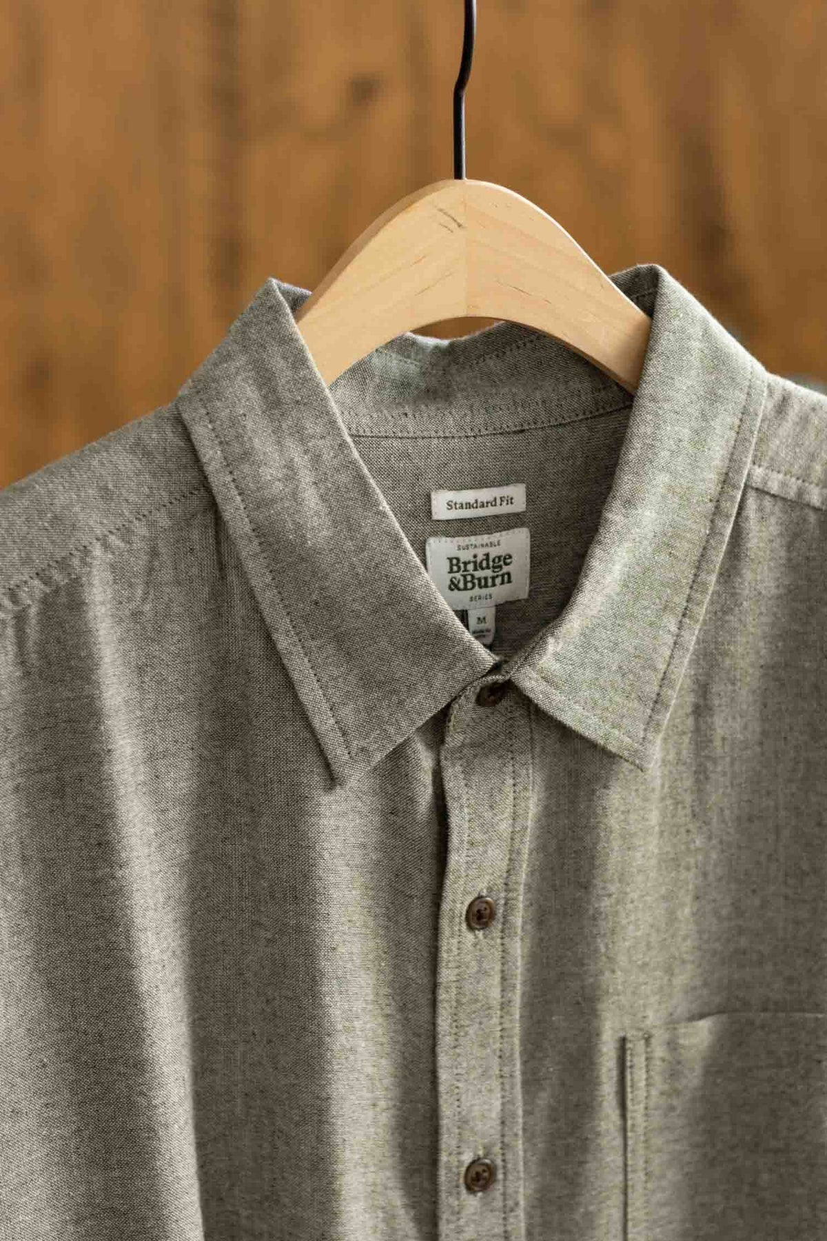 Malcom Shirt in Sage | Bridge & Burn