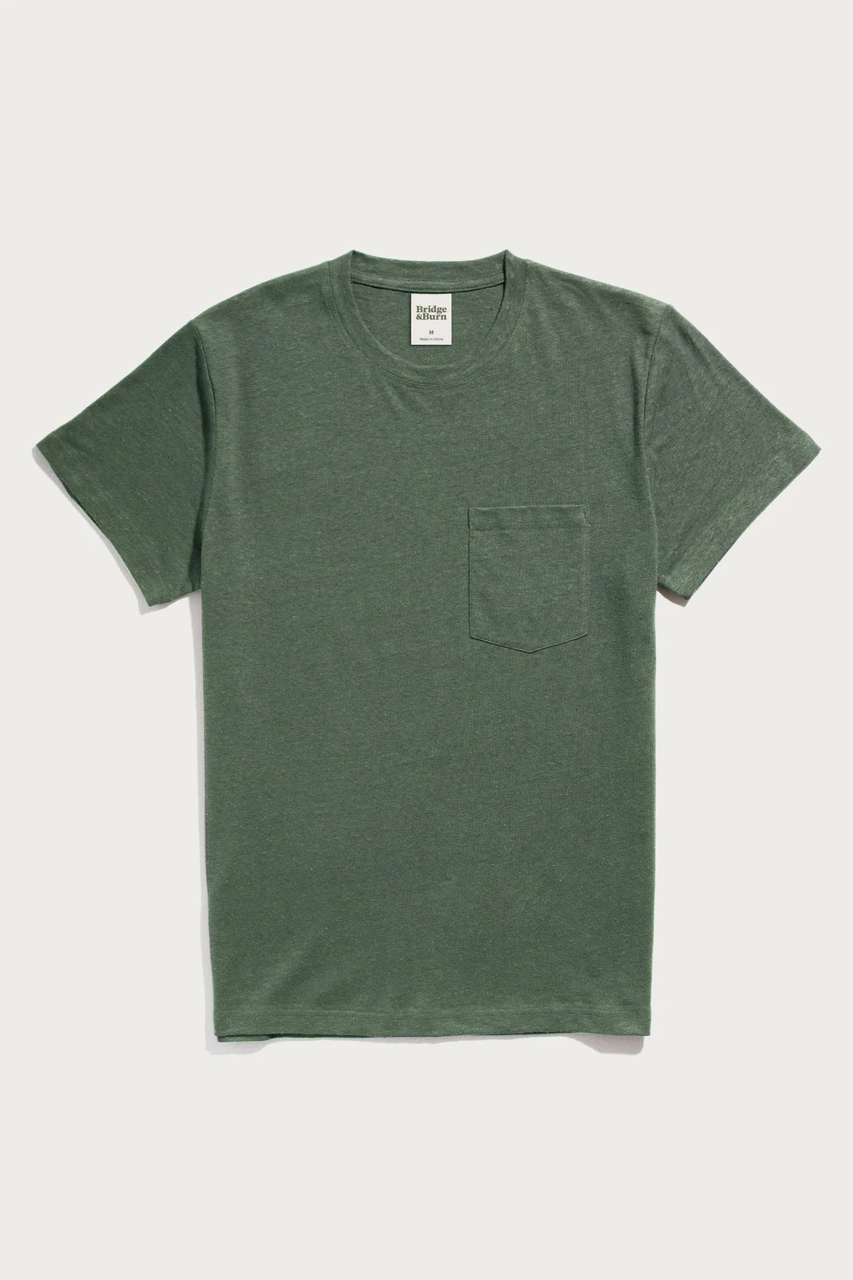 Hemp Pocket Tee in Cypress | Bridge & Burn