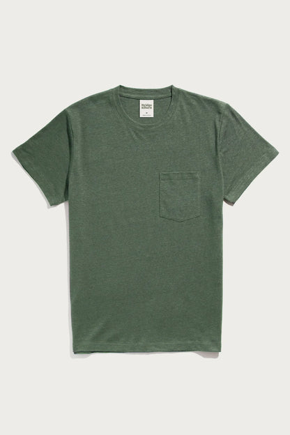 Hemp Pocket Tee in Cypress | Bridge & Burn