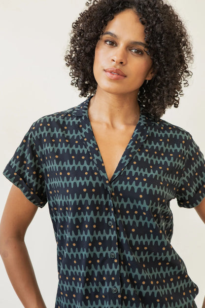 Innes Shirt in Fishbone | Bridge & Burn