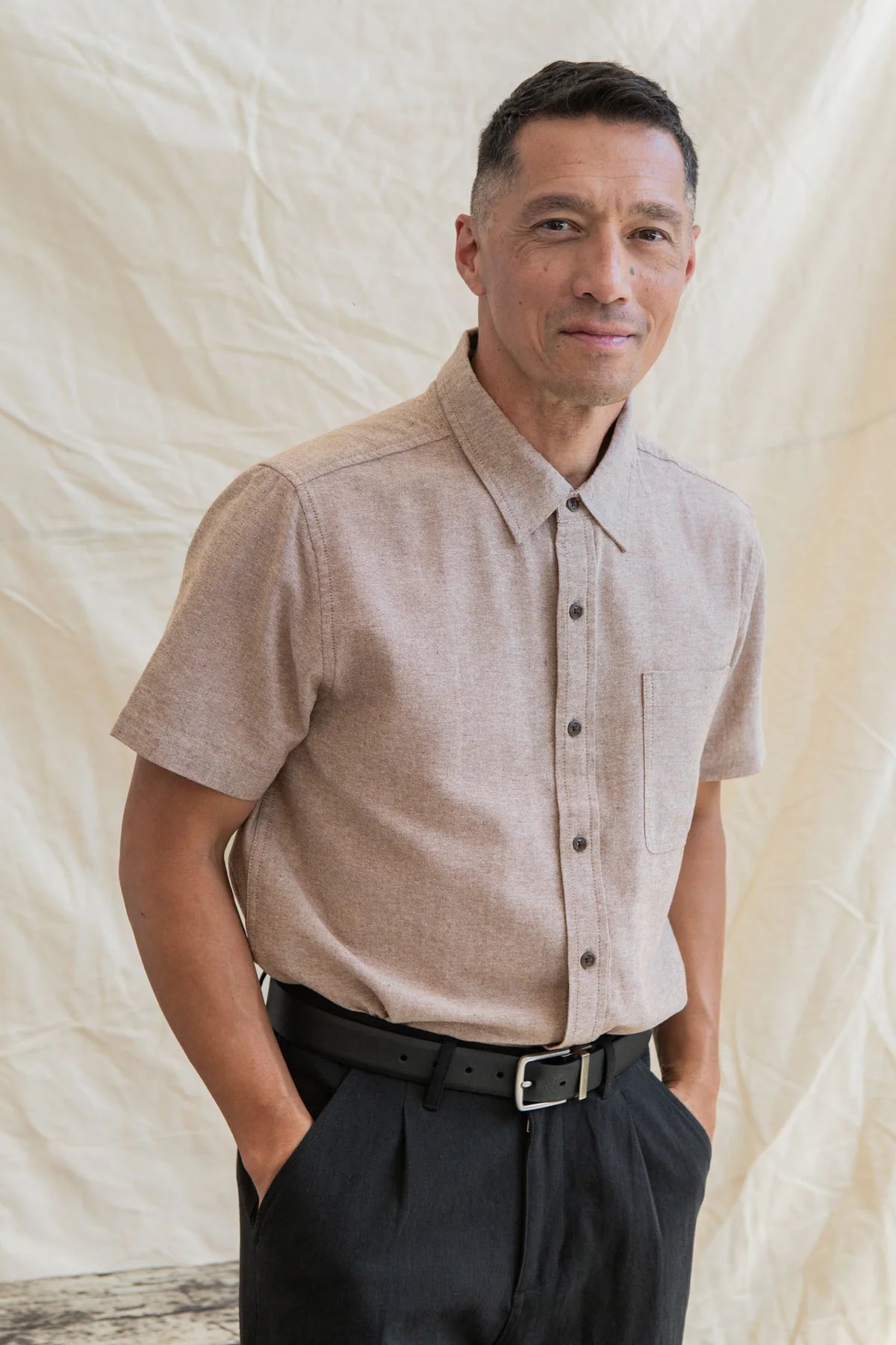 Malcom Shirt in Rust | Bridge & Burn