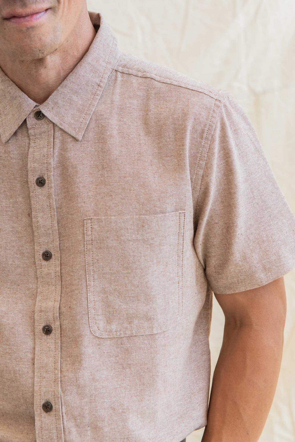 Malcom Shirt in Rust | Bridge & Burn