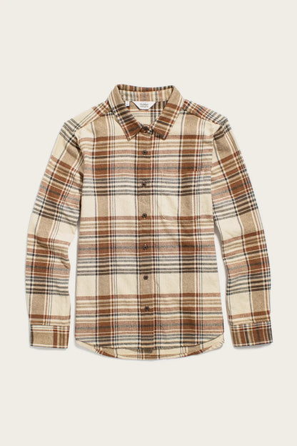 Ash Slim Shirt in Latte | Bridge & Burn