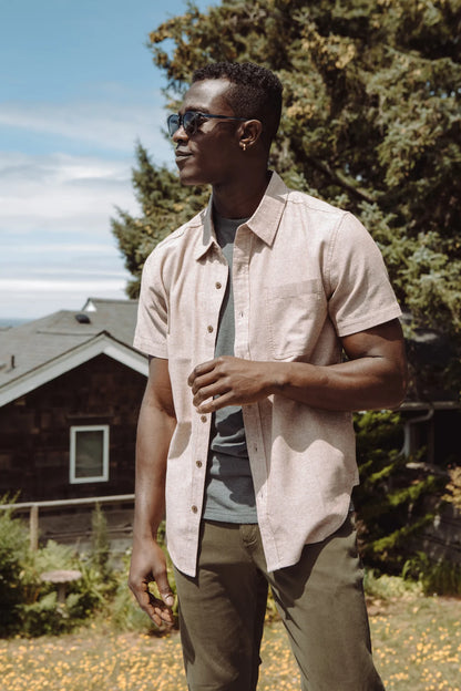 Malcom Shirt in Rust | Bridge & Burn