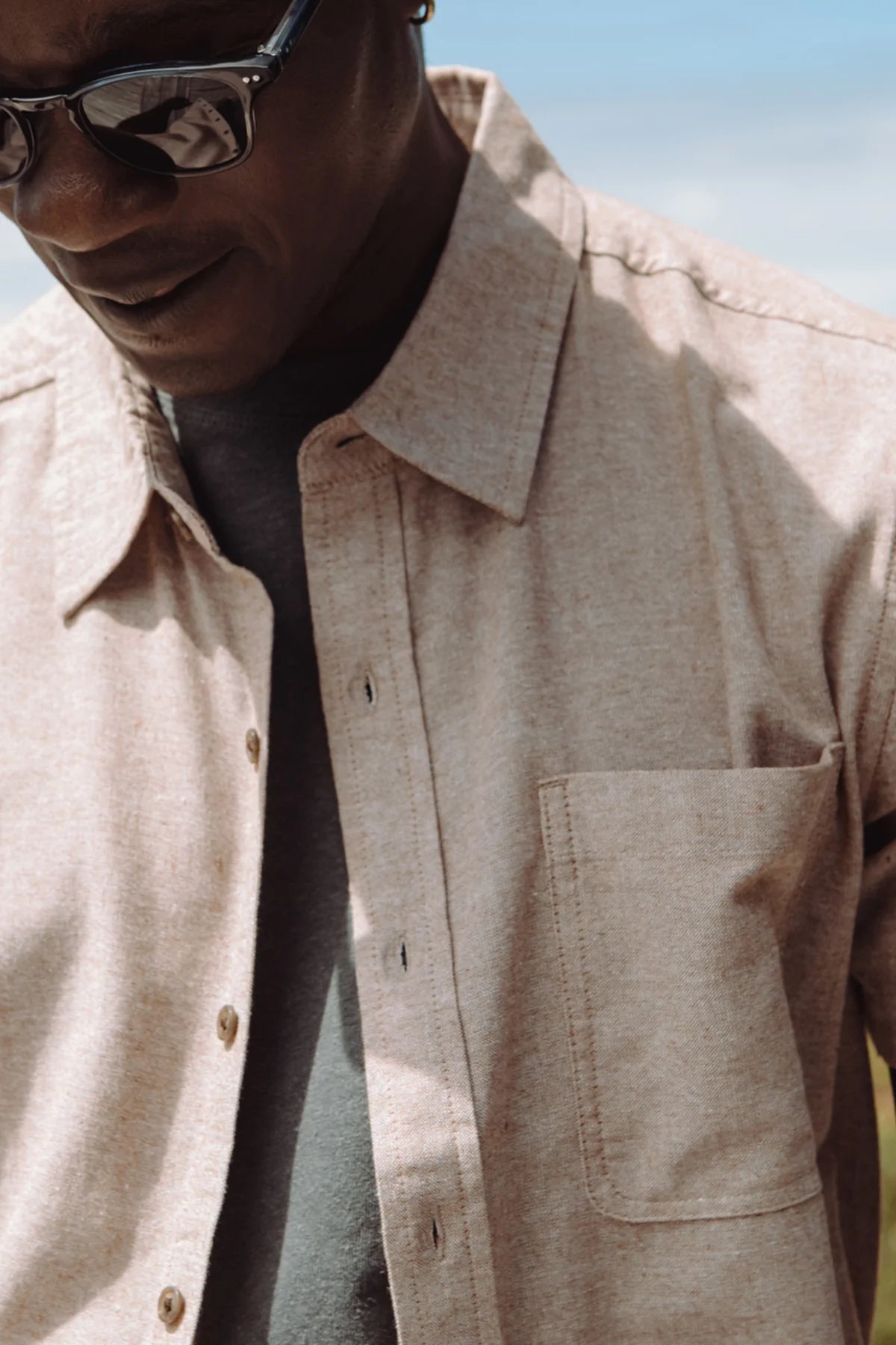 Malcom Shirt in Rust | Bridge & Burn