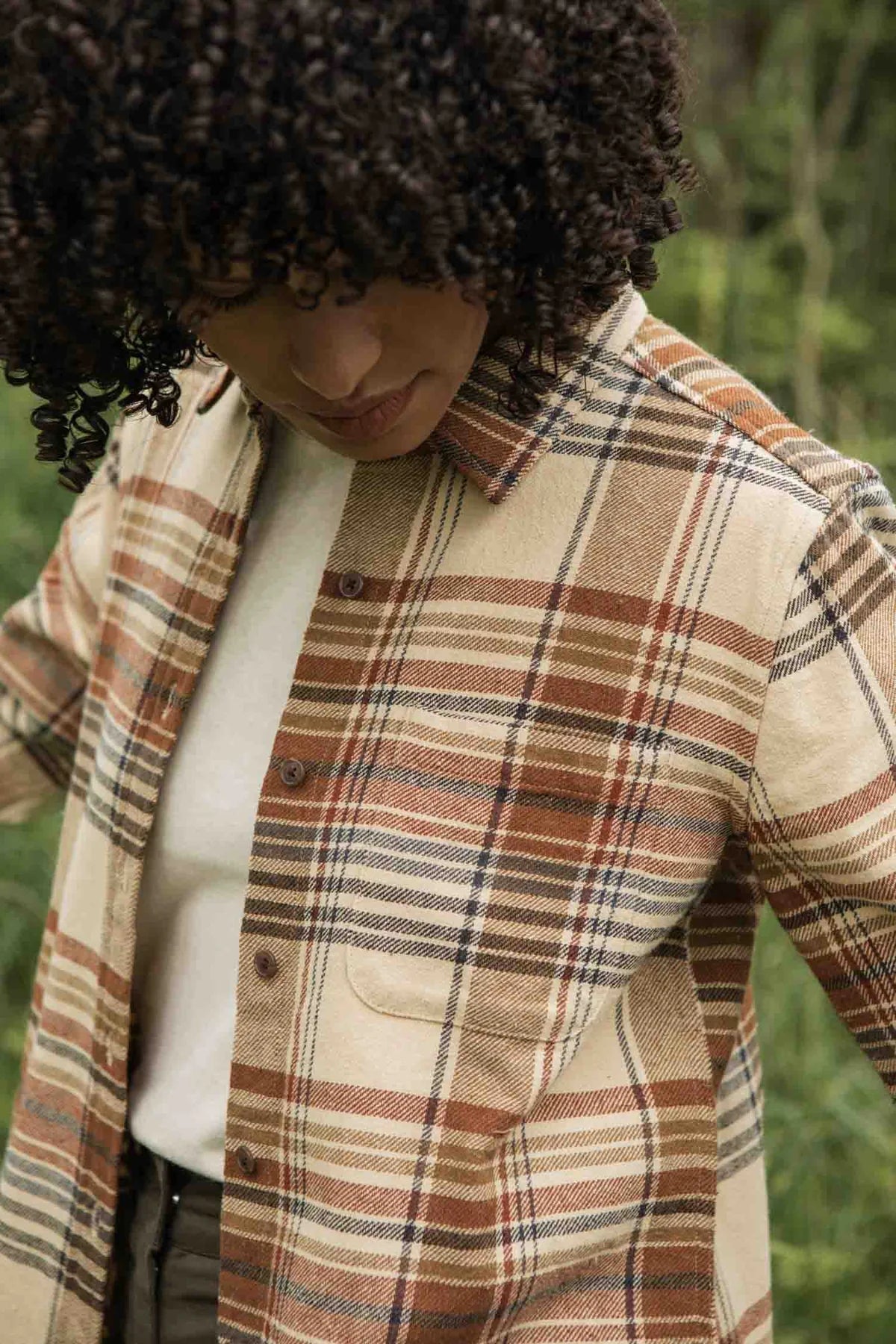 Ash Slim Shirt in Latte | Bridge & Burn