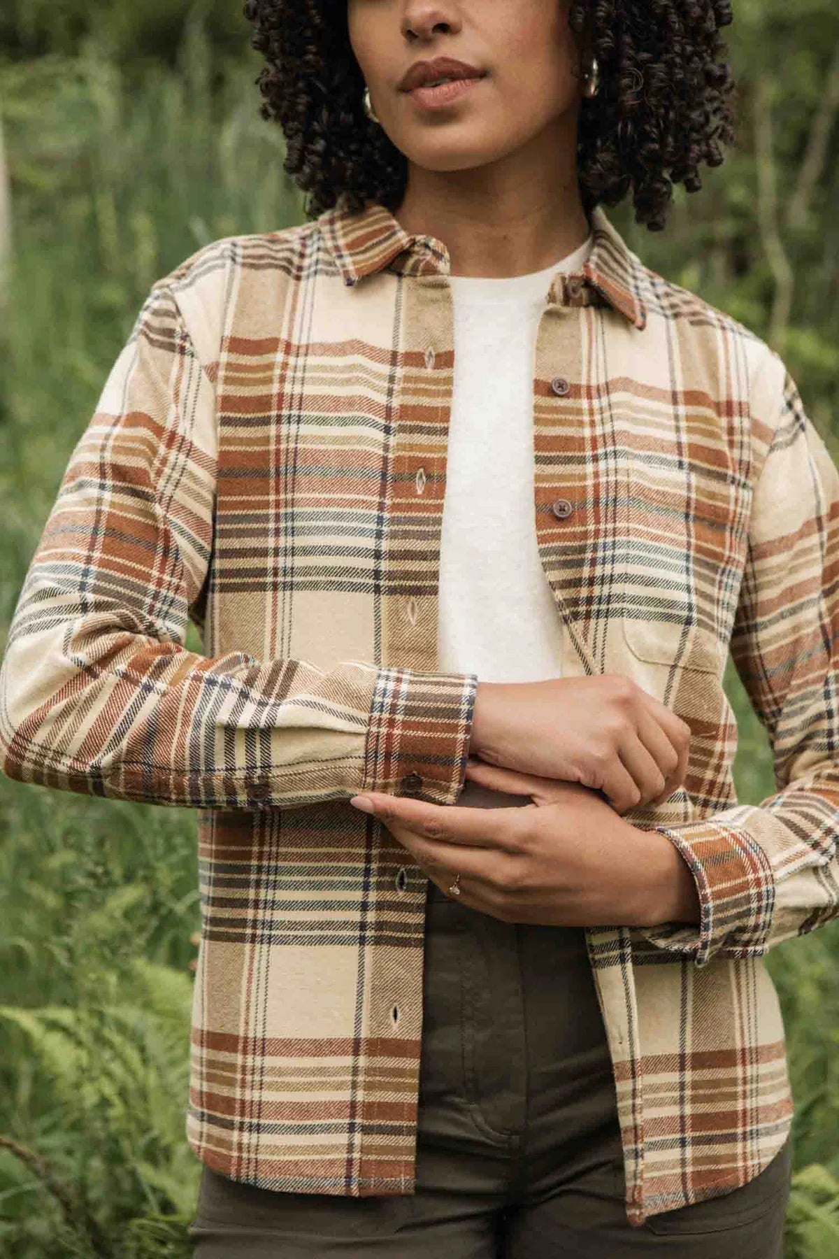 Ash Slim Shirt in Latte | Bridge & Burn