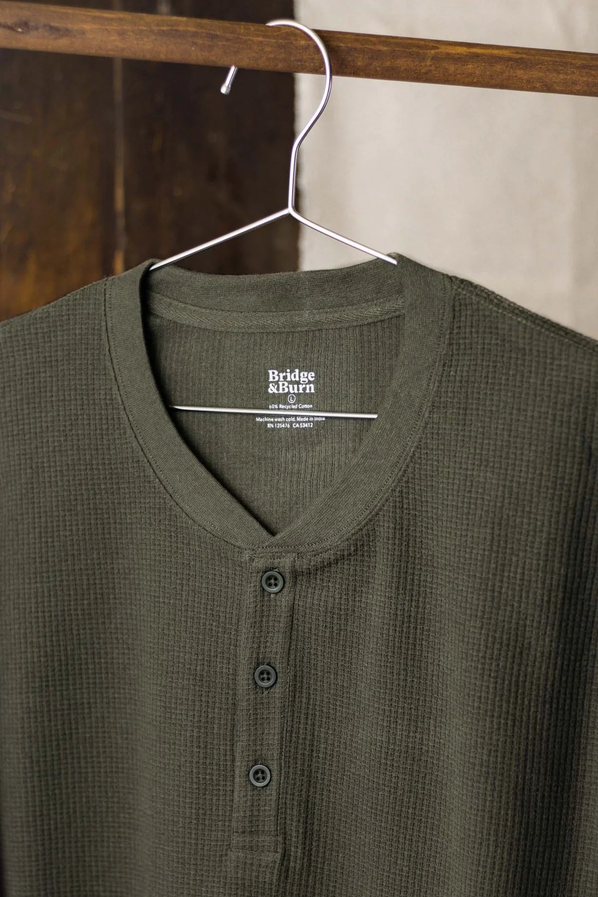 Waffle Henley in Forest | Bridge & Burn