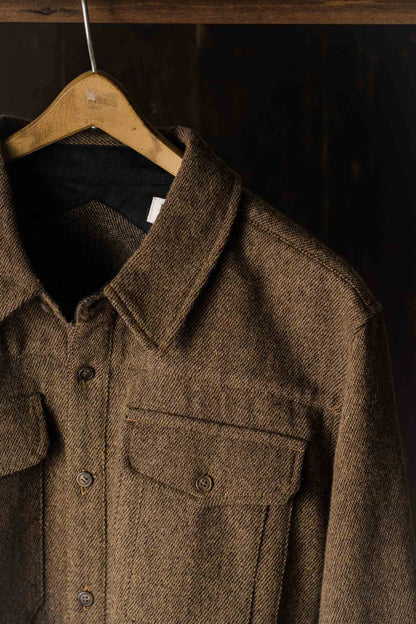 Fielding Jacket in Tawny Tweed | Bridge & Burn
