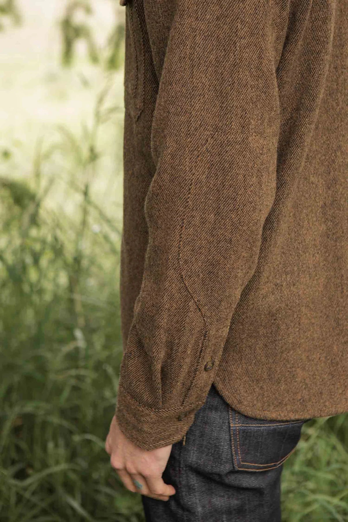 Fielding Jacket in Tawny Tweed | Bridge & Burn