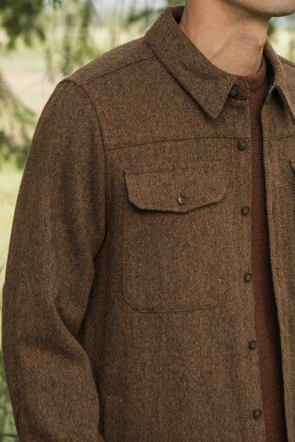 Fielding Jacket in Tawny Tweed | Bridge & Burn