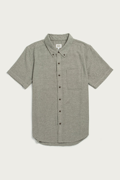 Bryce Shirt in Olive Twill | Bridge & Burn