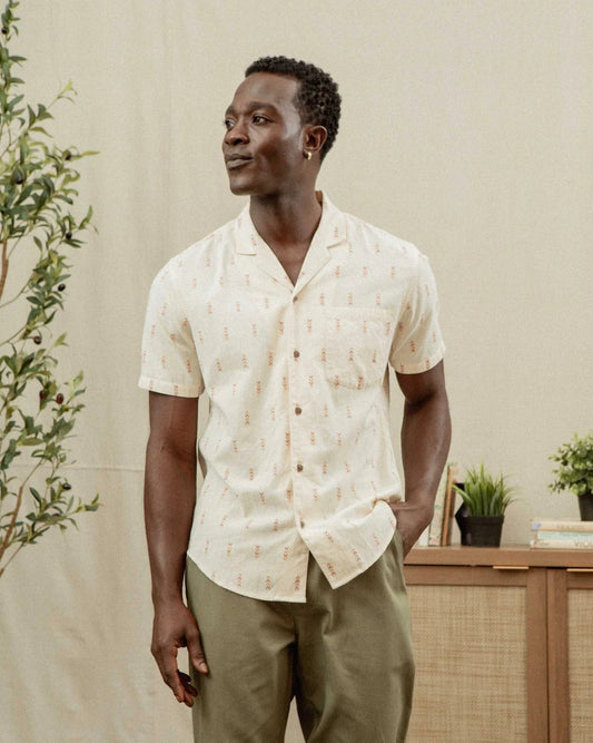 Collins Slim Shirt in Dune | Bridge & Burn